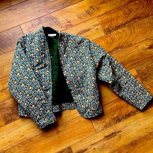 Floral quilted jacket
